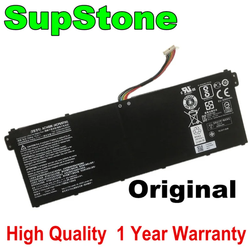 Аккумулятор для ноутбука SupStone OEM AC14B8K ACER Aspire CB3 111 CB5 311 B115P NE512|Аккумуляторы