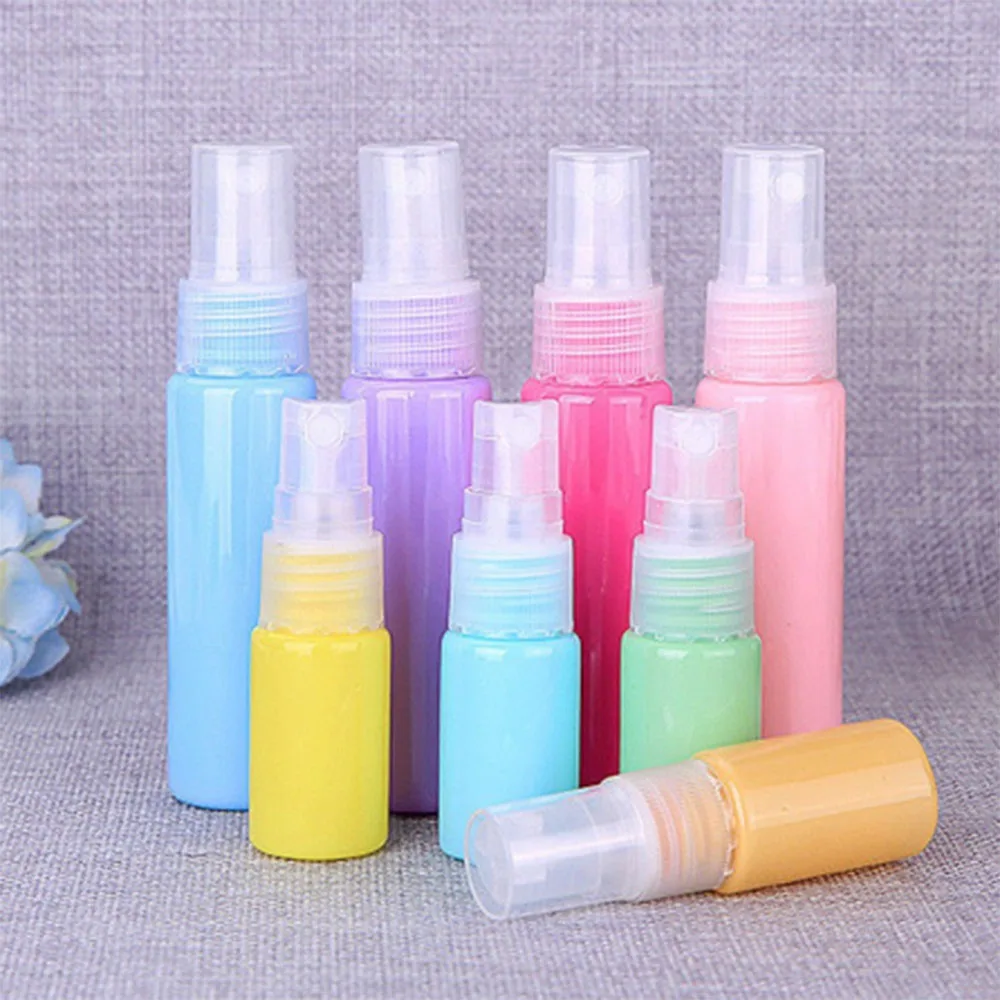 

10ml/30ml Mini Plastic Transparent Small Portable Empty Spray Bottle Make Up Cosmetic Sample Spray Bottle Container Refillable