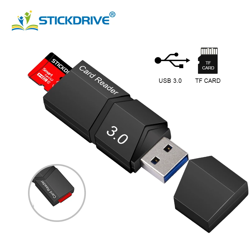 Высокоскоростной USB 3 0 SDXC SDHC набор для чтения карт памяти SD/MicroSD/TF Транс-флэш-карты
