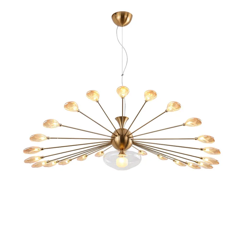 

Phube Lighting New Arrival Modern LED Chandeliers Straw Hat Chandeliers Living Room Dinning Room Chandeliers Home Lighting