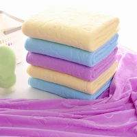 Свежее цветное быстросохнущее полотенце 70x140 см Абсорбент медведь мультяшная микрофибра пляжное банное полотенце