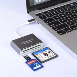 USB картридер алюминий USB 3,0 Compact Flash Card Reader CF/SD/TF Micro SD/MD/MMC/ SDHC для SanDisk Ultra флэш-memor карты