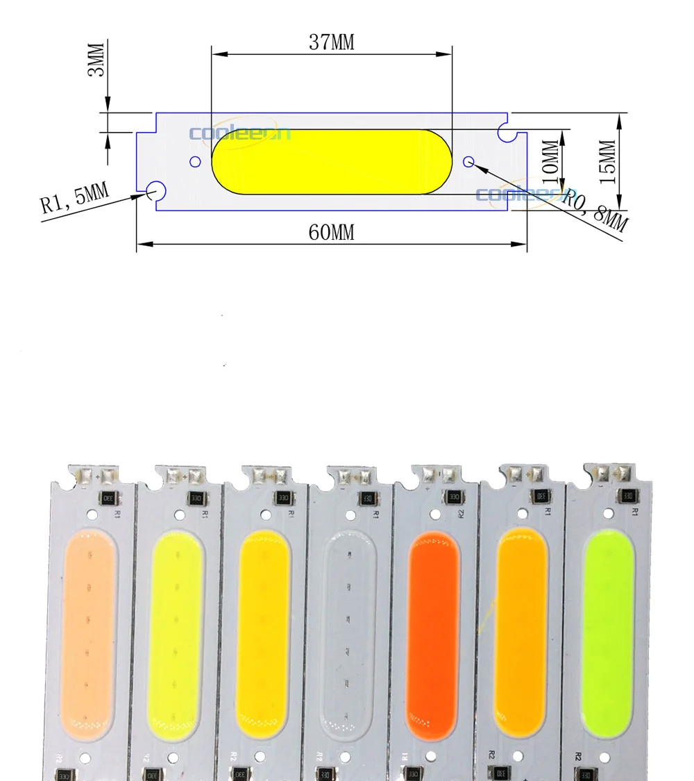 2w led lighting cob bulb car lamp lighting 12V  (1)