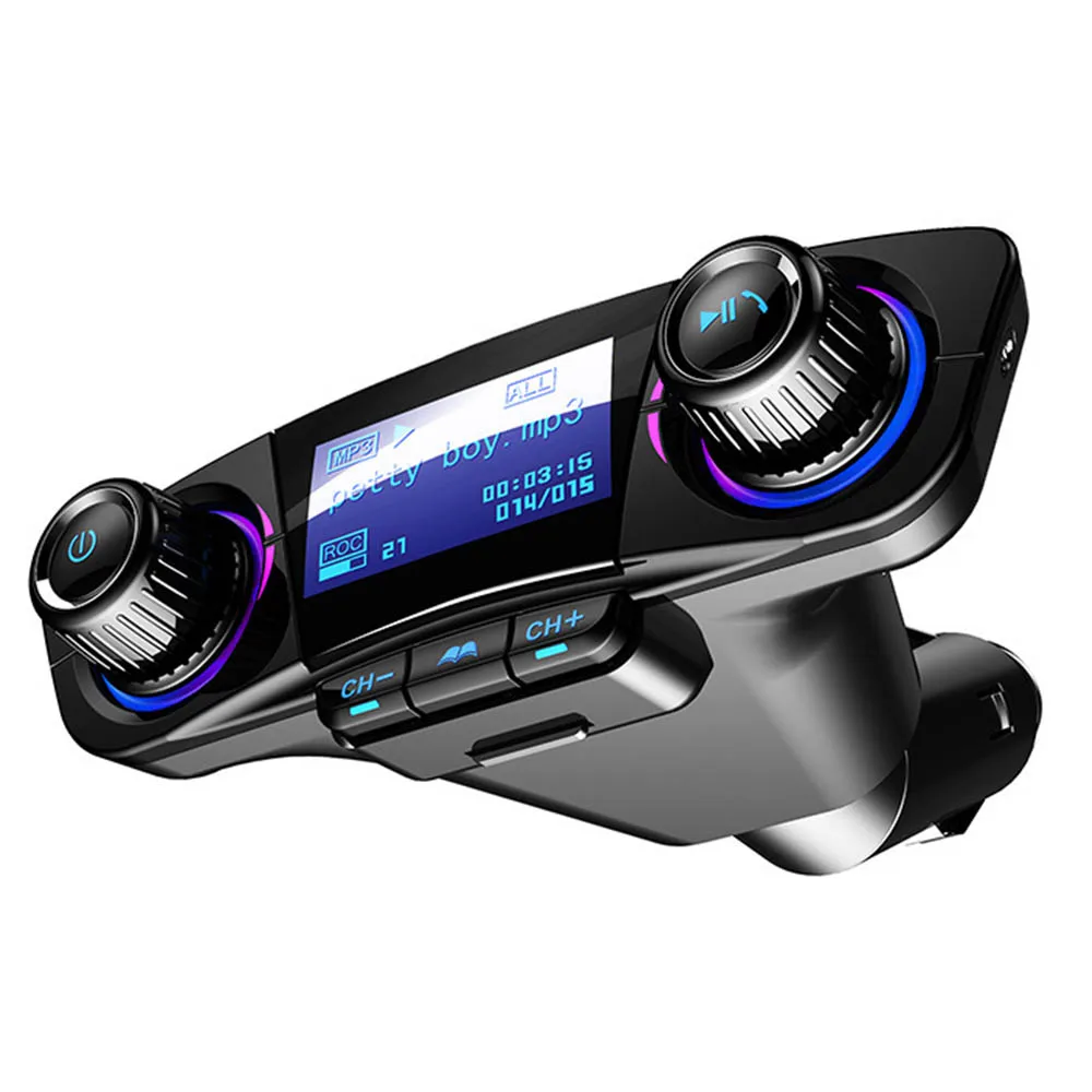 Беспроводной Bluetooth Handsfree автомобильный комплект fm-передатчик Автомобильный MP3-плеер USB зарядное устройство AUX высокое качество