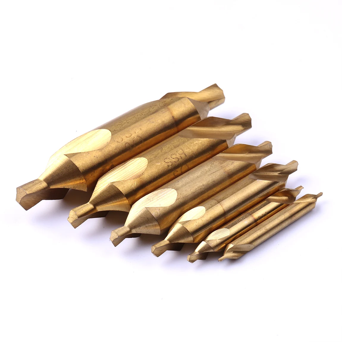 Top Quality 6Pcs Type A Center Drill Bit Tool Set 1mm 2mm 3mm 4mm 5mm