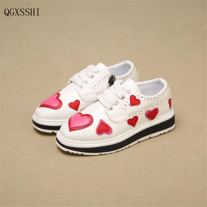 

QGXSSHI Girls Boys Casual Shoes Brand Sneakers 2017 Spring Children Sport Shoes Baby Boys Shoes Kids Running Shoes Sneakers26~37