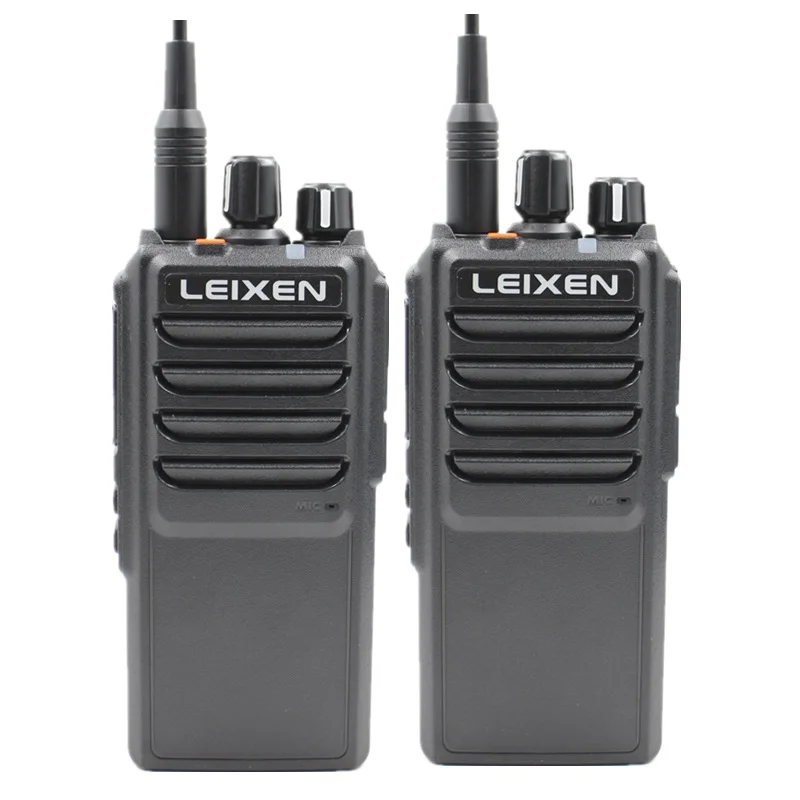 

2pcs LEIXEN VV-25 walkie talkie long range 10 km 25 watts 12.6V 4000mAh battery High Middle Low Power UHF Radio Amador Telsiz