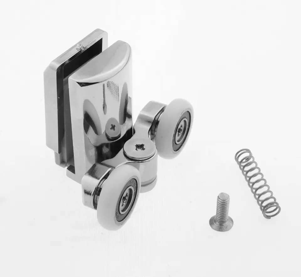 Kit Rulli Porta Doccia Robusti Include 4 Ruote - Foto 5