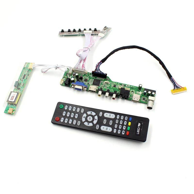 Плата контроллера M6V5 для ЖК телевизора с поддержкой TV AV VGA Audio USB HDMI 1440X900 1N154C1 L02