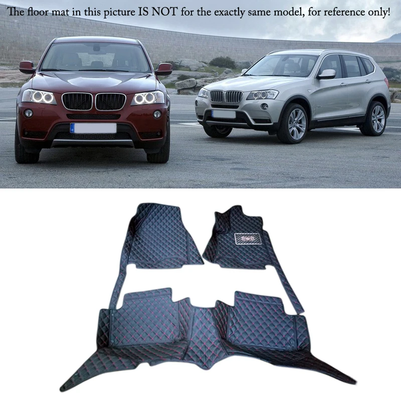Car Floor Mats Carpets Protector Cover For BMW X3 E83 2006-2010 Car styling accessories Car Floor Mats Carpets Protector Cover For BMW X3 E83 2006-2010 Car styling accessories