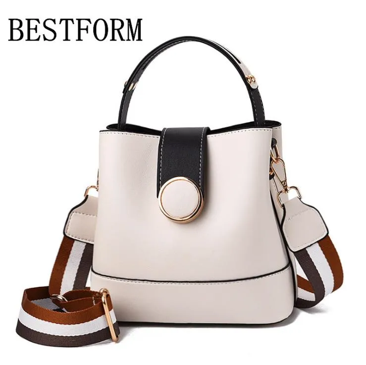 

Designer women's handbags 2019 new bucket bag small bag wild soft leather Messenger bag fashion trend handbag shoulder bag