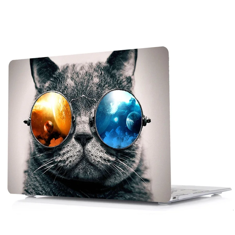Чехол для планшета с цветным принтом Жесткий Apple Macbook Air 11 13 дюймов Pro Retina Touch bar и ID 12
