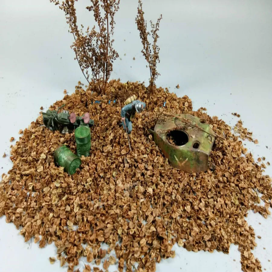 new bush grass tree in ho train layout (3)