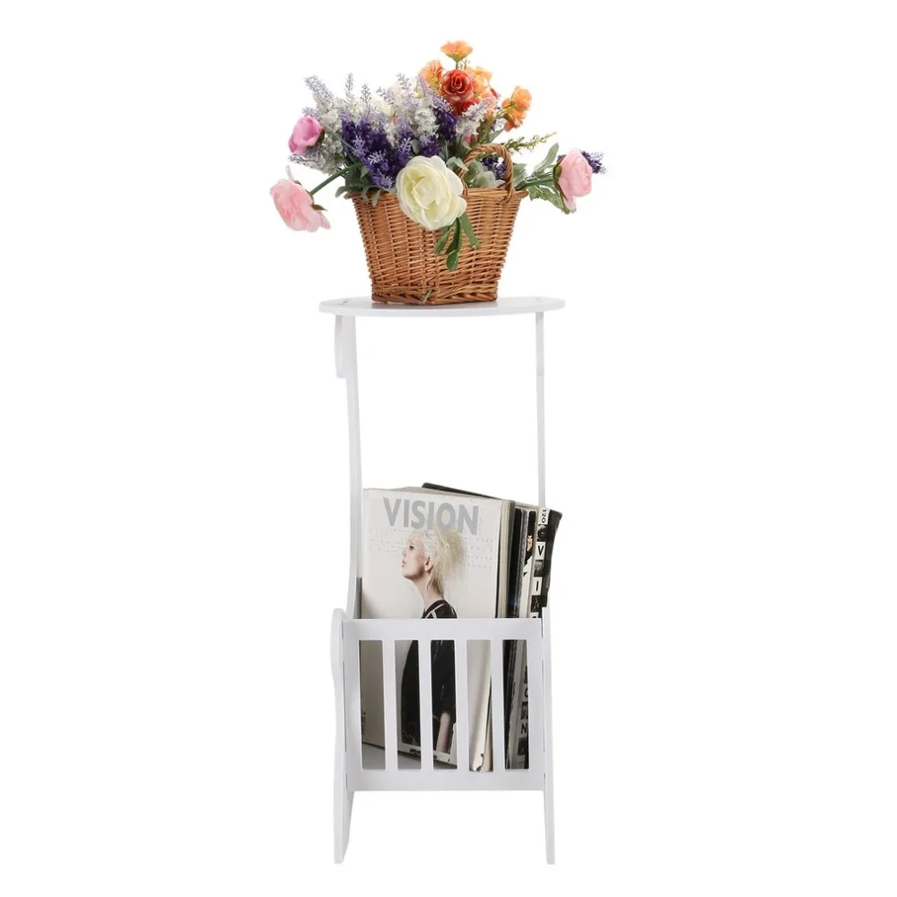 Wooden Magazine Storage Rack Sofa End Side Tea Desk Flower Display Stand Bedroom Bedside Table Modern Nightstand Home Furniture Wooden Magazine Storage Rack Sofa End Side Tea Desk Flower Display Stand Bedroom Bedside Table Modern Nightstand Home Furniture