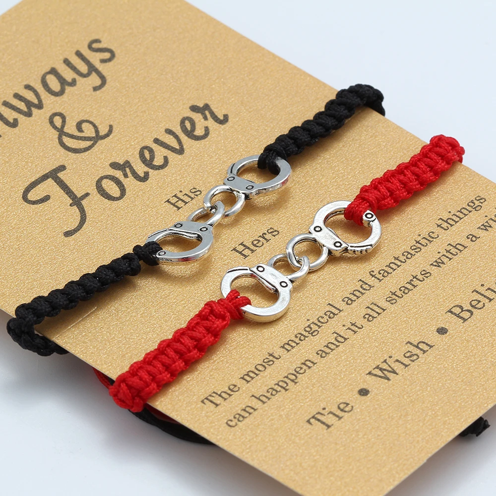 2pcs/lot MEIBEADS Vintage Handmade Bracelet Men Women Friendship Couple Bracelet Adjustable Handcuffs Charm Bracelet bracelet jewelry