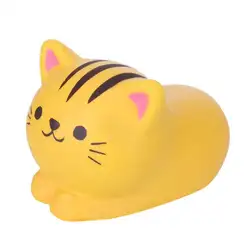 Kawaii Squishies игрушка замедлить рост Jumbo Хлюпать антистресс желтый кот Хлюпать антистресс мультфильм забавные игрушки 30S8726 оптовая продажа