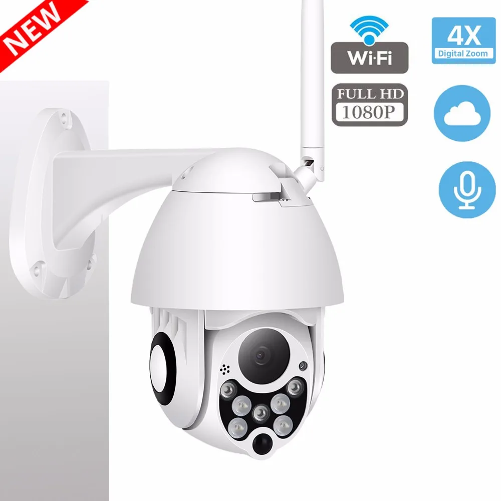 

Wifi IP Camera Wireless 1080P Full HD CCTV Wireless ONVIF Security Waterproof IP66 Outdoor Dome exterieur ip Camera Cam exterior