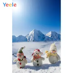 Yeele Рождество фотосессия Снеговик Пейзаж Зима фотографии фоны персонализированные фотографические фоны для фотостудии