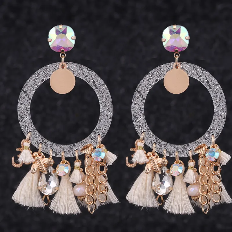 Oorbellen White earrings for woman