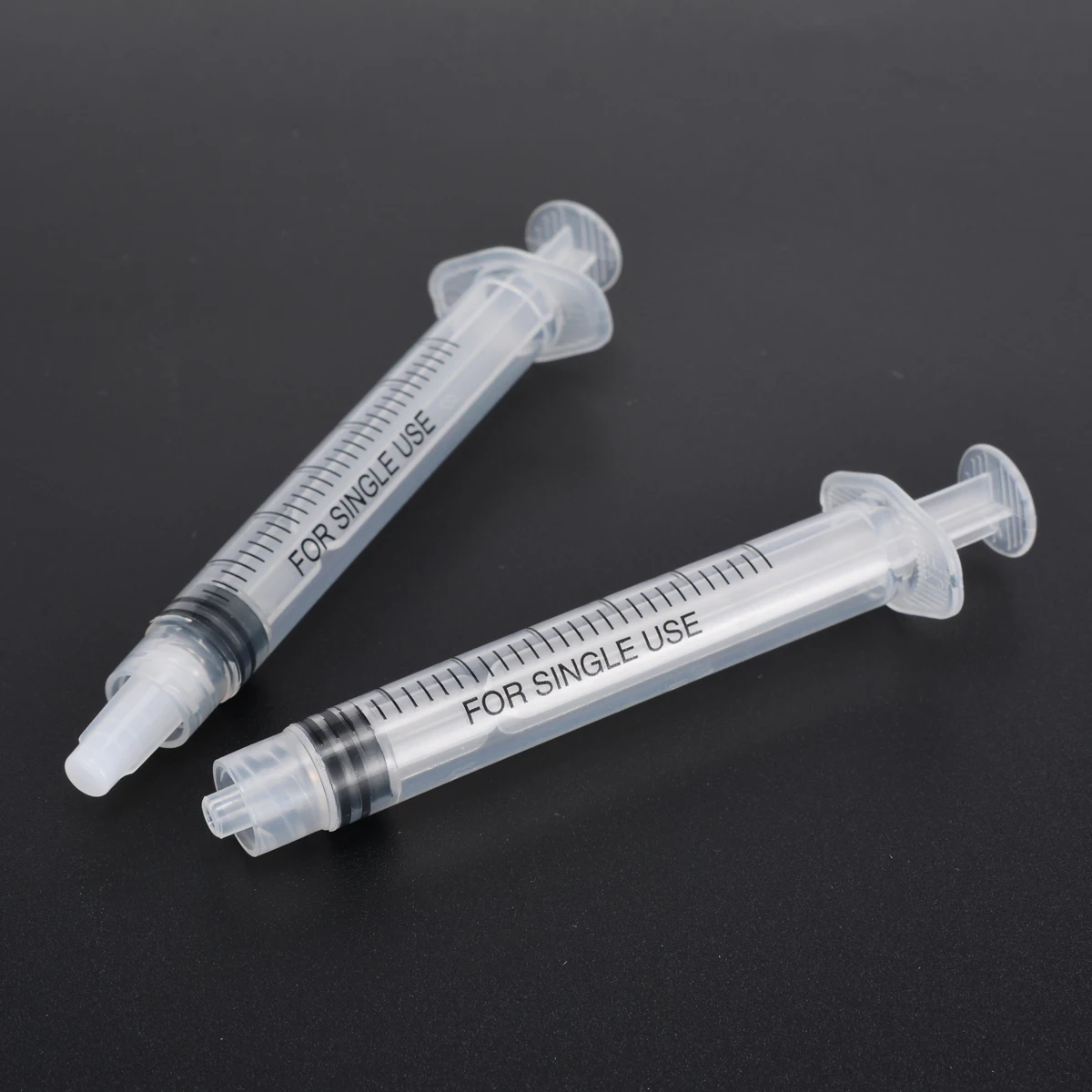 20 Pack/Set Dispensing Syringes Capacity 1ml 3ml 5ml 10ml Polypropylene Transparent Syringe For Refilling Measuring
