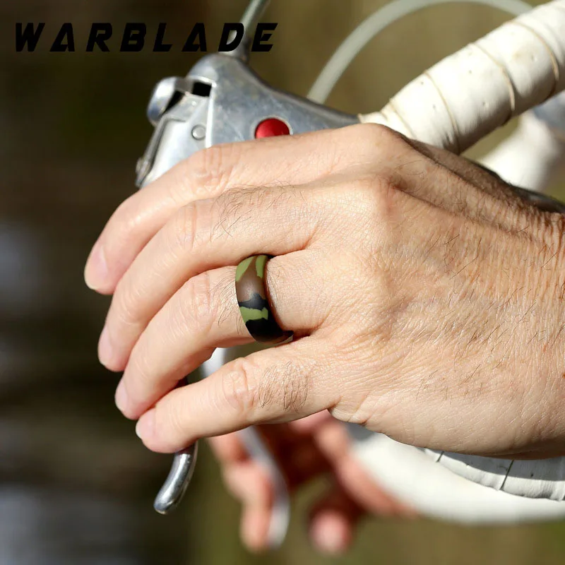 WarBLade 8 мм пищевой класс FDA Силиконовое кольцо для пальцев гипоаллергенные Crossfit