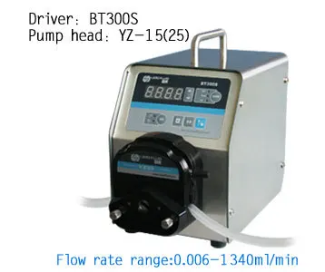 

BT300S / YZ25 Lab Industrial Variable Big Flow Speed Peristaltic Dosing Pump Fluid Water Pumps 0.16-990 ml/min