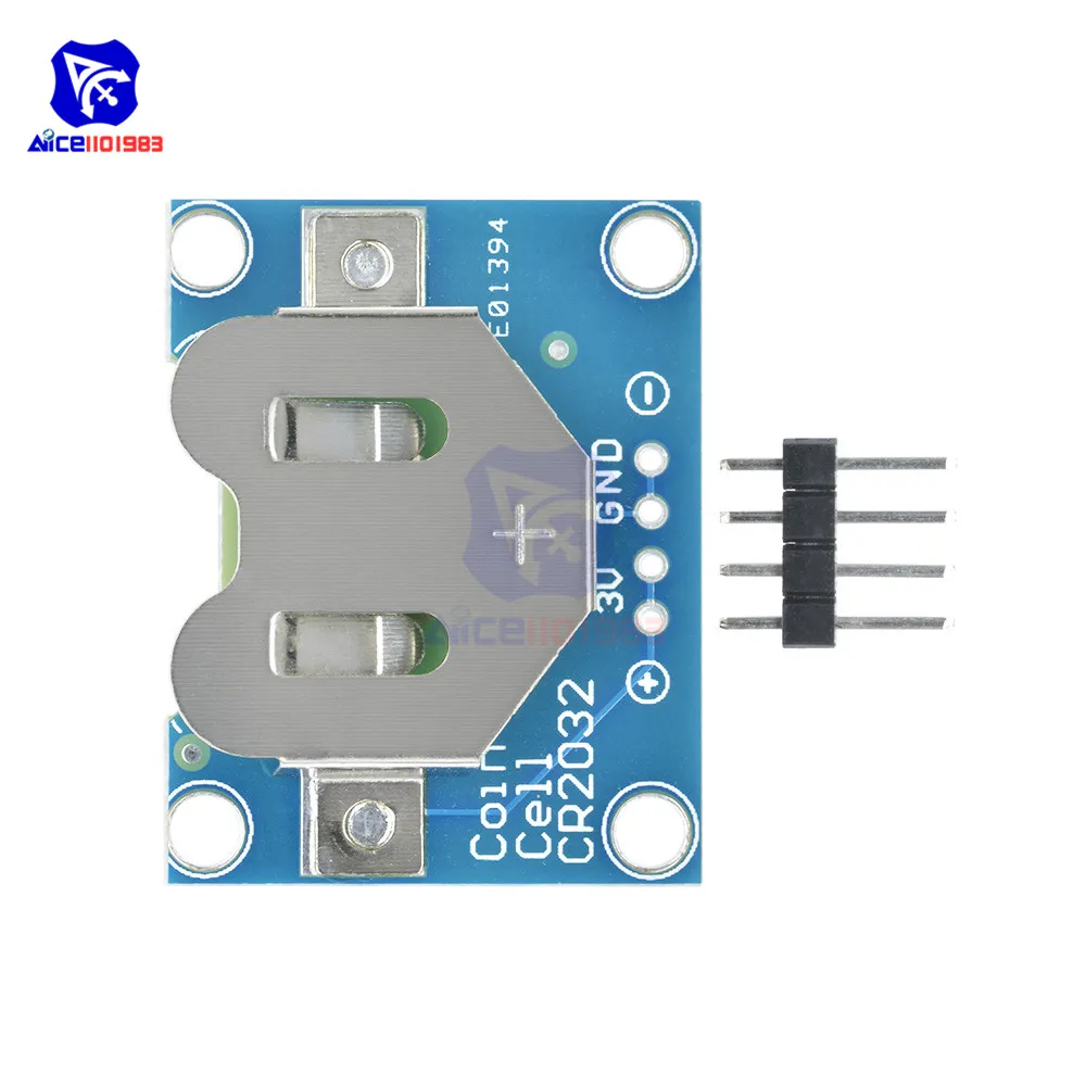 

20mm Coin Cell Breakout Board CR2032 Button Battery Holder Mount Module with Pin