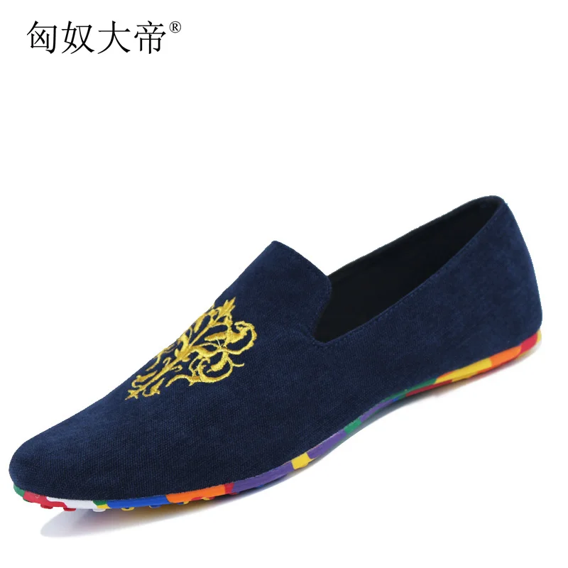 fashion suede men shoes soft leather flat shoes casual slip on moccasins men loafers hight quality driving flats