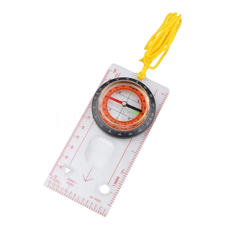 kebidumei Sale Pointer Compasses Hiking Protractor Camping Compass with