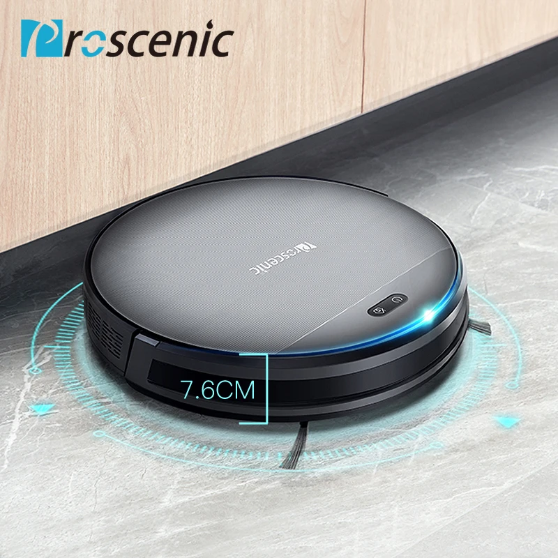 Proscenic 800T Роботизированный пылесос Alexa с управлением через приложение 1800Pa сильный