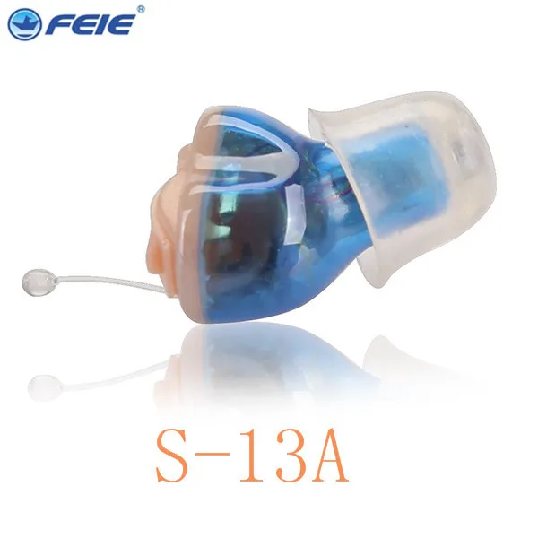 

Mini Invisible Ear Hearing Enhancement Deaf Headphone CIC Customized Digital Hearing Aids Sound Amplifier with 4 Channel S-13A