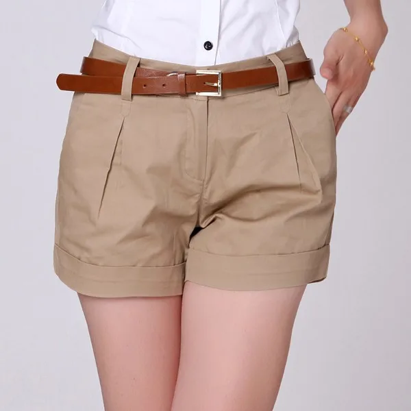 Summer Woman Cotton Shorts