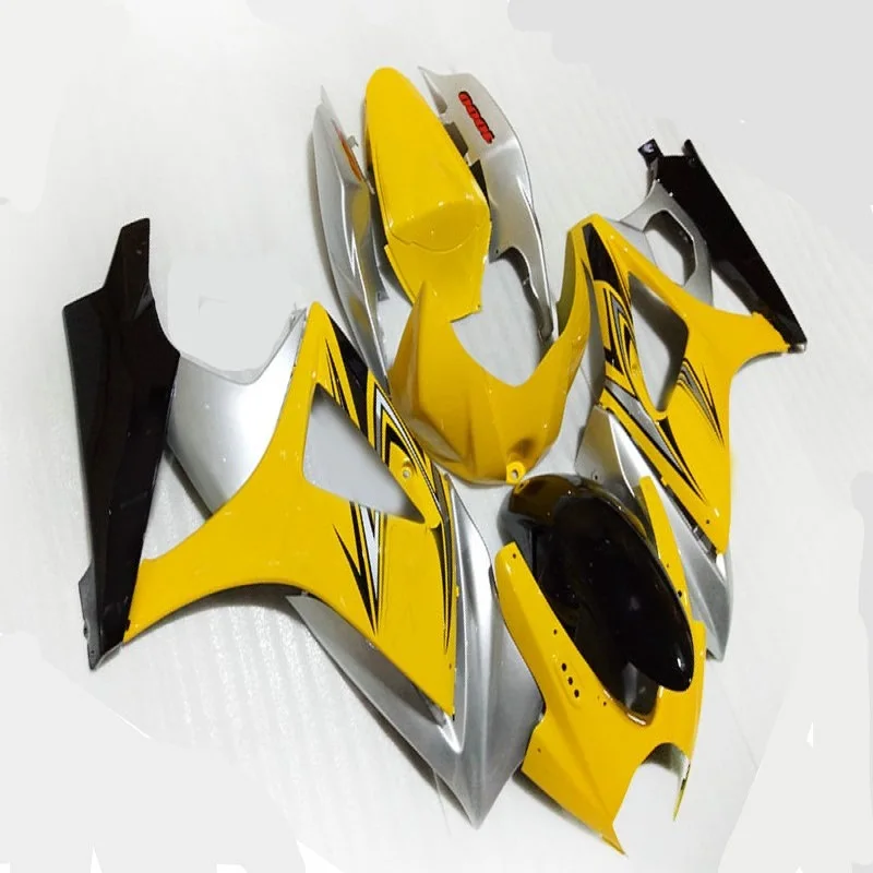 Заводские мотоциклетные мужские Обтекатели для K7 K8 2007 2008 GSXR1000 08 GSXR 1000 07 желтые