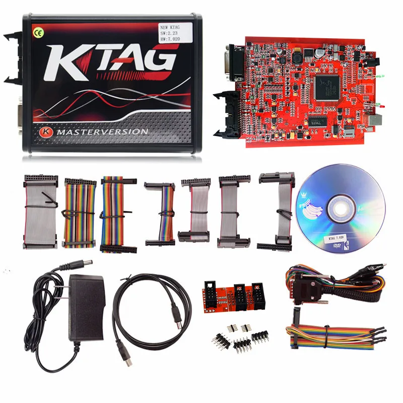 Полный набор KTAG V7.020 K-TAG 7,020 EU Red Online V2.47 KESS V2 5,017 FGTECH 0475 Galletto 4 V54 Master KESS V5.017 ECU программист