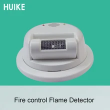 Cheap 1 PCS ultraviolet ray Detector Ceiling Fire Control UV Sensor Safety Protection Wire Flame Sensor Factory Warehouse NC NO Signal