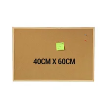 Деревянная рамка офисная большая пробковая доска деревянная подвесная доска объявлений 40 см X 60 см
