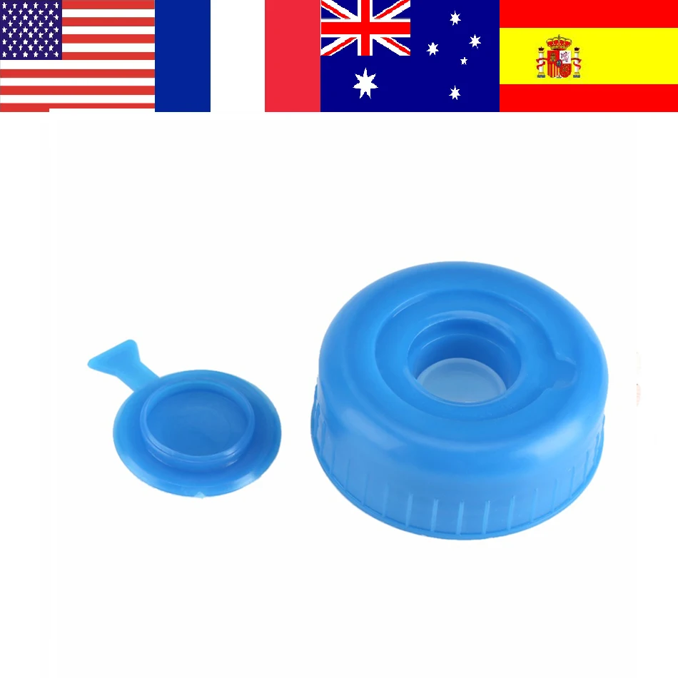 5Pcs 55mm 5Gallon Non Spill Water Bottle Caps Reusable Replacemet Water