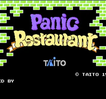 

Panic Restaurant Region Free 8 Bit Game Card For 72 Pin Video Game Player