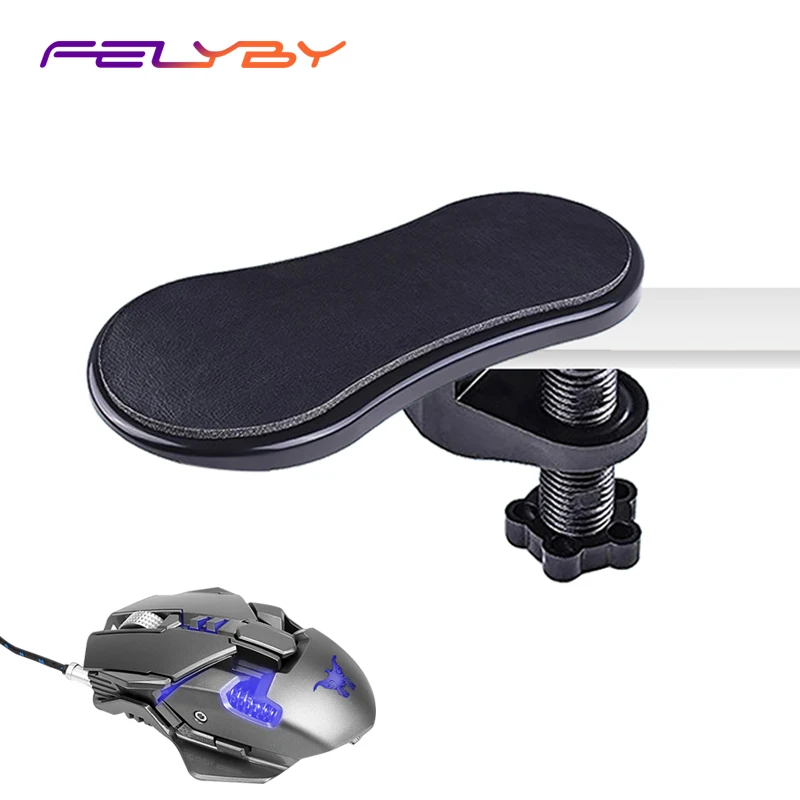 

FELYBY Computer hand bracket mouse bracket arm bracket computer desk hand pallet wristband mouse pad can be rotated 180 degrees