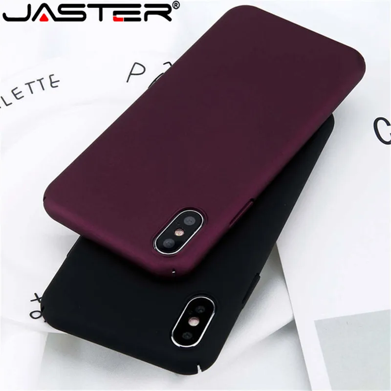 

JASTER For iPhone X Xs Max XR 8 7 Simple Plain Phone Case Slim Frosted Hard PC Back Cover For iPhone 8 7 6 6S Plus 5 5S SE Cases