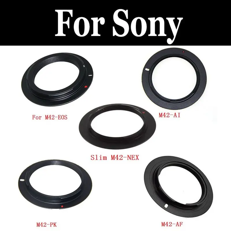 Lens Adapter Screw Mount Ring to Camera Accessories General purpose For sony Alpha a3000 a3500 a5000 a5100 a99 QX1 | Электроника