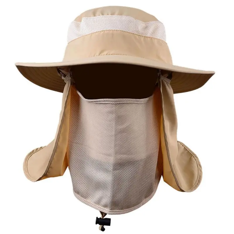 

Neck Cover Ear Flap Outdoor UV Sun Protection Fishing Cap Hiking Hat Detachable Sun Hats