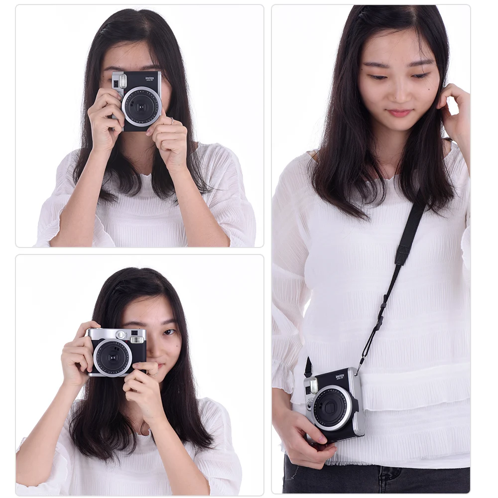 Fujifilm Instax Mini 90 Neo классическая фотокамера с ЖК-дисплеем для макросъемки с двойным затвором