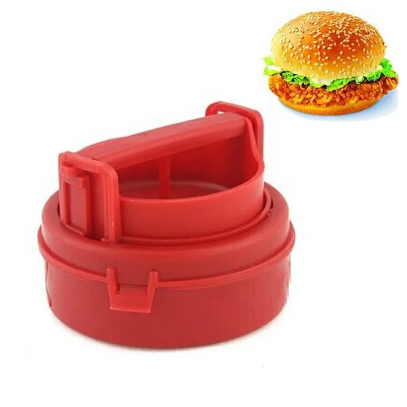 

Hot Plastic Stuffed Burger Press Hamburger Maker Mold DIY Pizza Maker Burger Maker Machine Pastry Maker Mold Kitchen Gadget Tool
