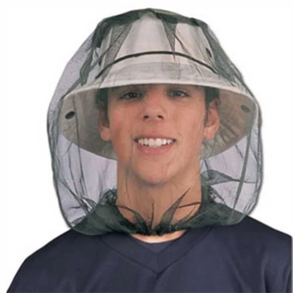 

New Midge Mosquito Insect Hat Bug Mesh Head Net Face Protective Cover for Outdoor Camping Travelling Backpacking Fishing