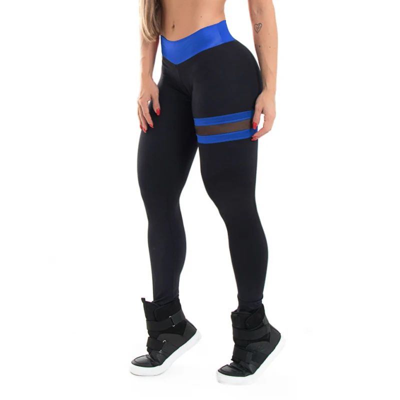 NORMOV Леггинсы для йоги с высокой талией Женская одежда для фитнеса тренировочные брюки женские Пуш-ап сетчатые Леггинсы Спортивные Femme 3 цвета