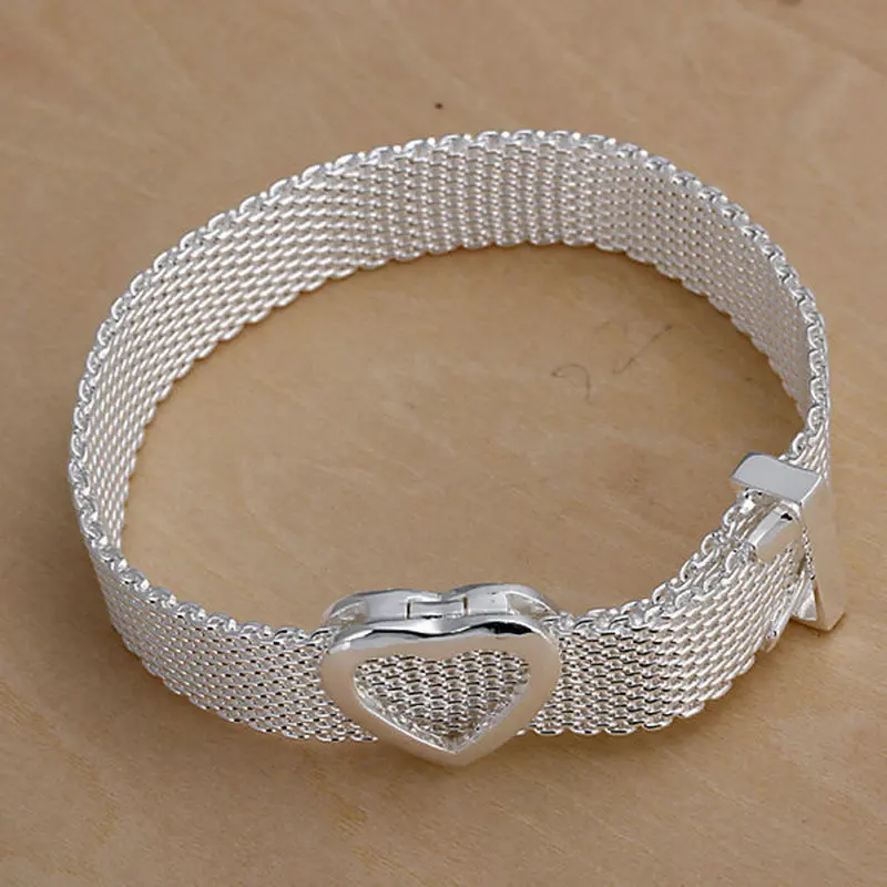 NEW 925 sterling silver jewelry bracelets & bangles for women men jewelry bracelet promotion