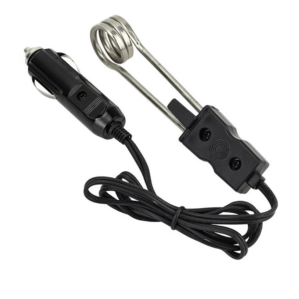 

12V/24V Portable Electric Car Immersion Water Heater for Travel Camping Picnic Mini Boiler Hot Water Coffee Immersion Travel Use