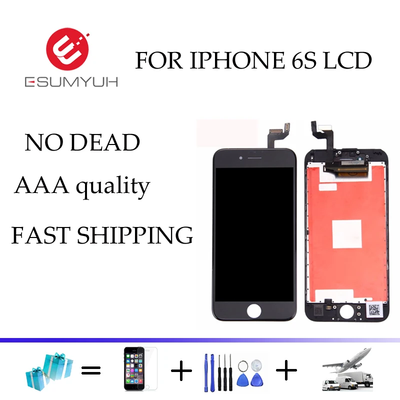 

100% No Dead Pixel for iPhone 6s LCD Display With 3D Touch Screen Digitizer Assembly Replacement