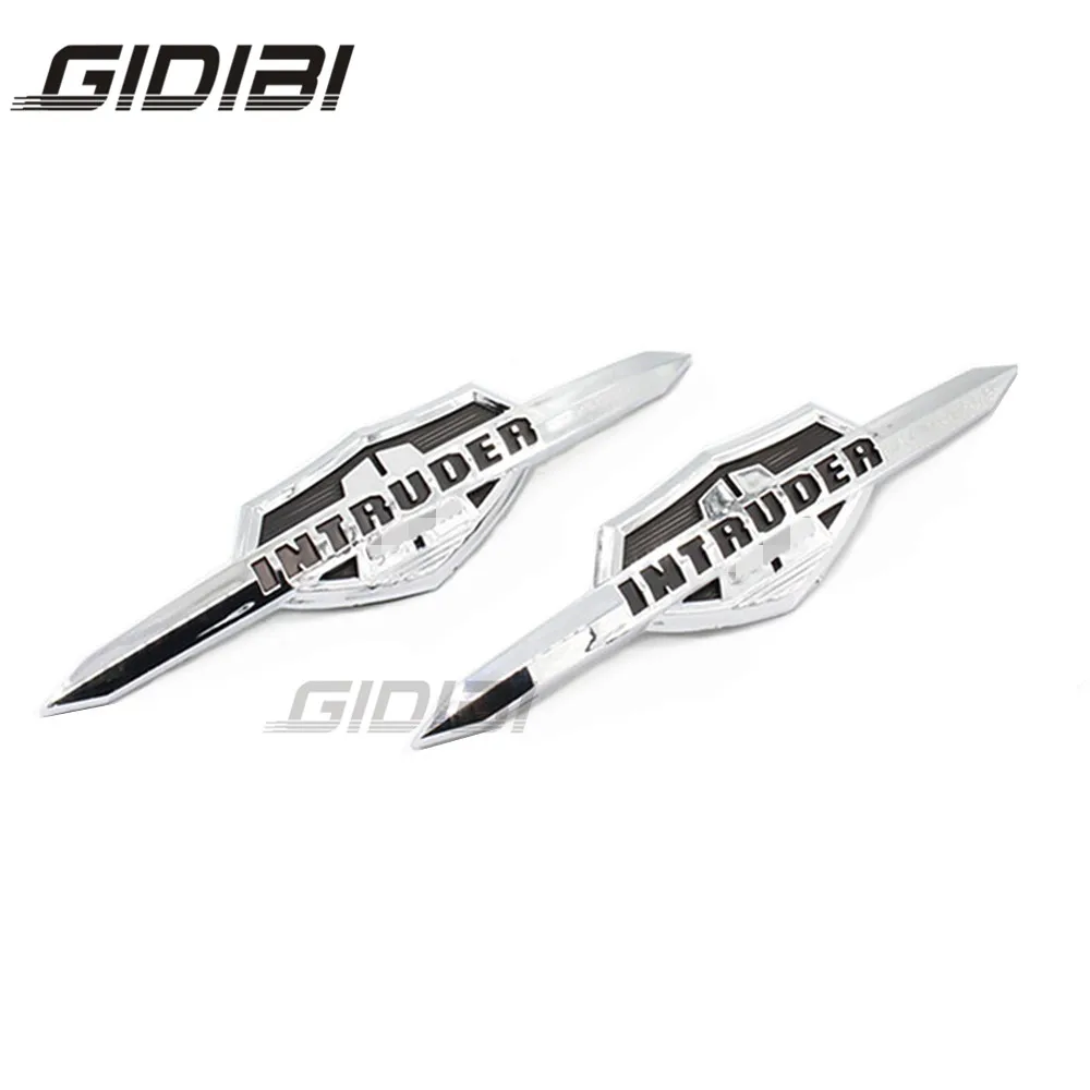 

Motorcycle Fuel Gas Tank Left Right Badge Emblem Decal Sticker For Suzuki Intruder 1400 1500 700 750 800 Volusia800